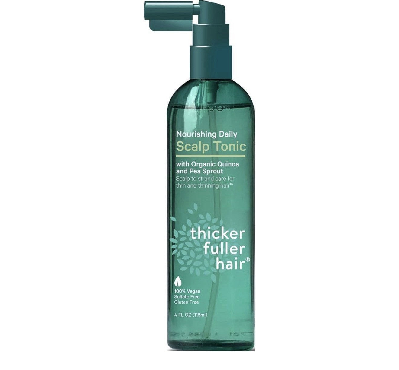 4 Nourishing Daily Scalp Tonic With Organic Quinoa Pea Sprout Thicker Fuller 4oz