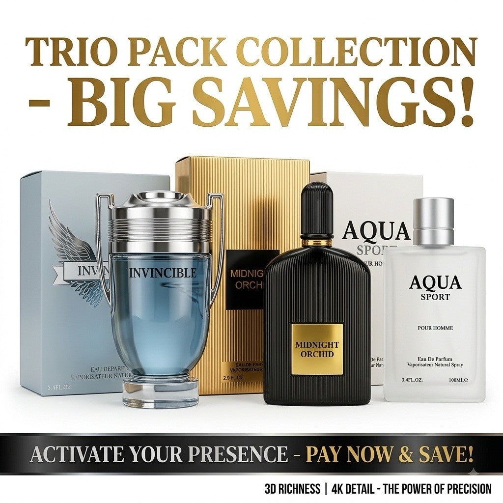 3 Pack Men's Eau de Parfum Fragrance Set Assorted Cologne Spray Gift Collection - Lumi and Leo