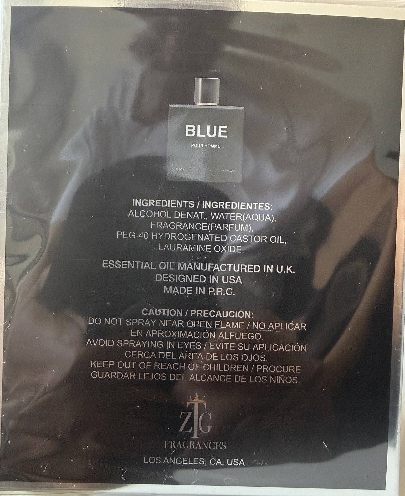 Blue Pour Homme Eau de Parfum 100ml Men's Cologne Long Lasting Fragrance Spray - Lumi and Leo