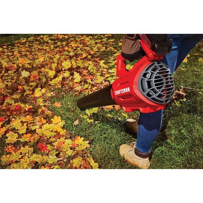 CRAFTSMAN 20-volt Max 340-CFM 90-MPH Handheld Cordless Electric Leaf Blower 20v - Lumi and Leo