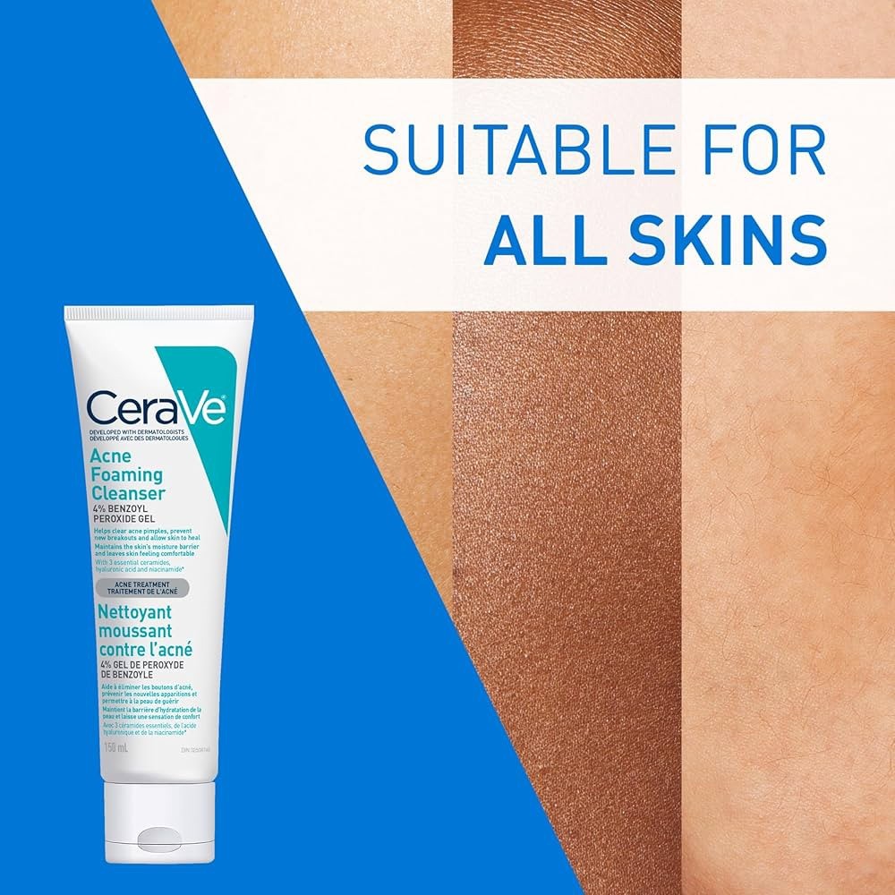 CeraVe Acne Foaming Cleanser 150 mL 2 pack - Lumi and Leo