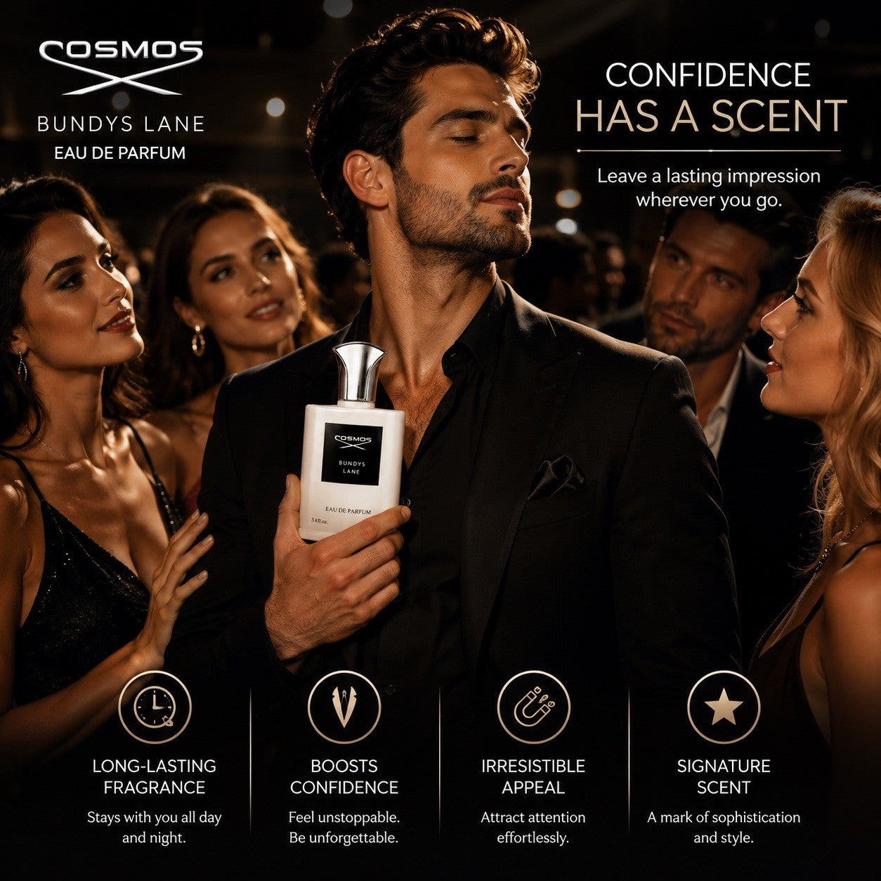 Cosmos Bundys Lane Pour Homme Eau De Parfum 100ml Men's Long Lasting - Lumi and Leo