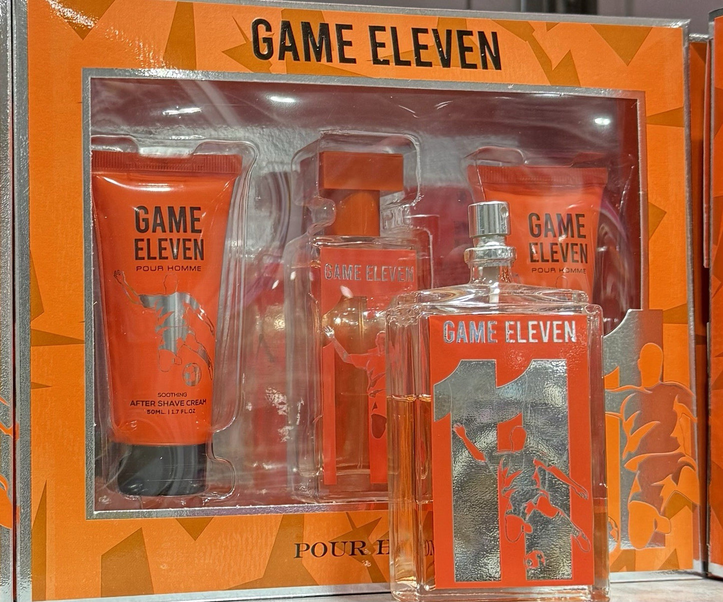 Game Eleven Pour Homme Gift Set 3 Piece Fragrance Cologne After Shave Shower Gel - Lumi and Leo