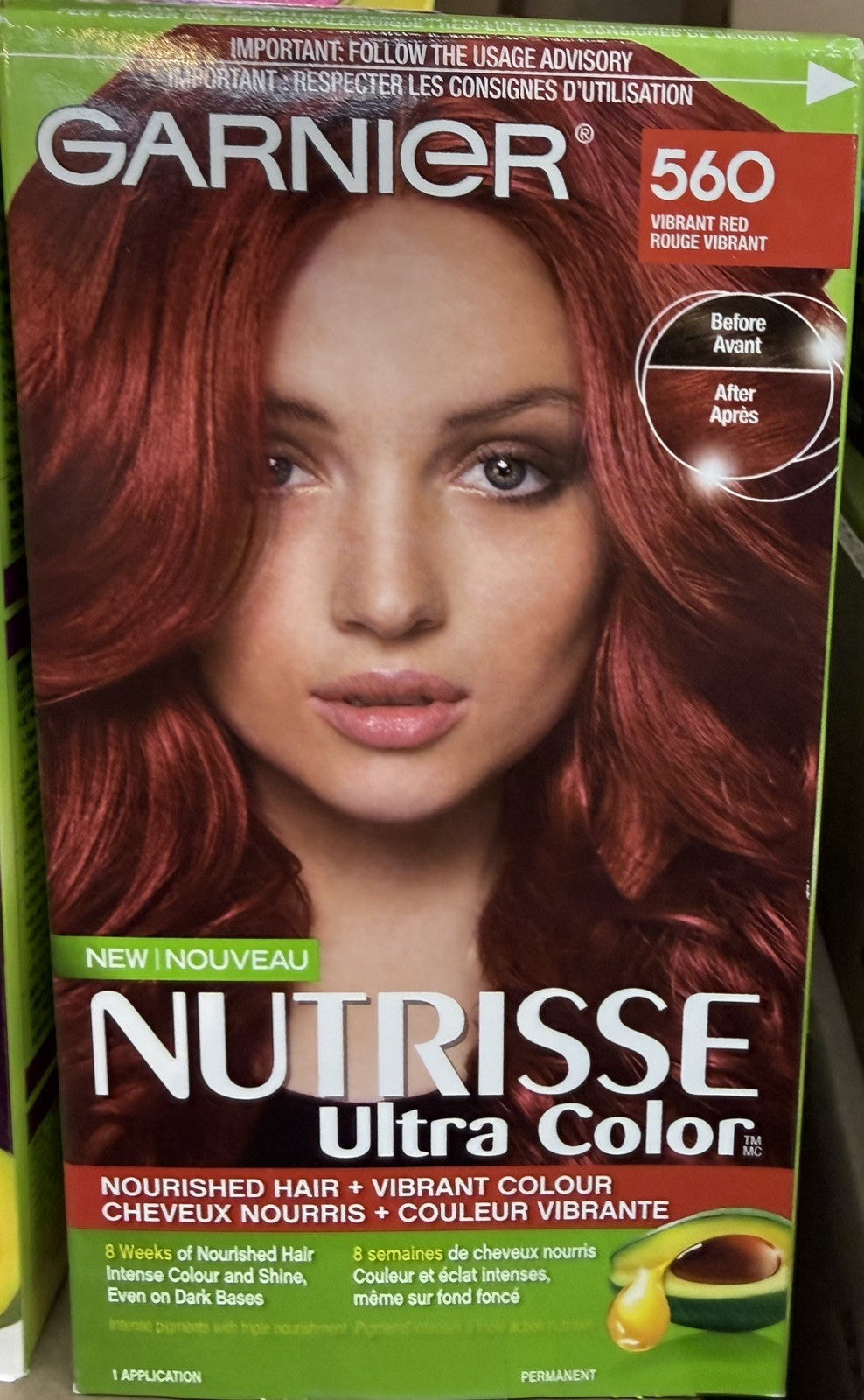 Garnier Nutrisse Ultra Color 560 - Ovillo de lana, color rojo pack of 2 - Lumi and Leo