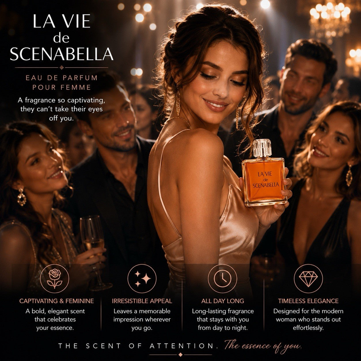La Vie de Scenabella Eau De Parfum for Women 100ml Long Lasting Perfume - Lumi and Leo