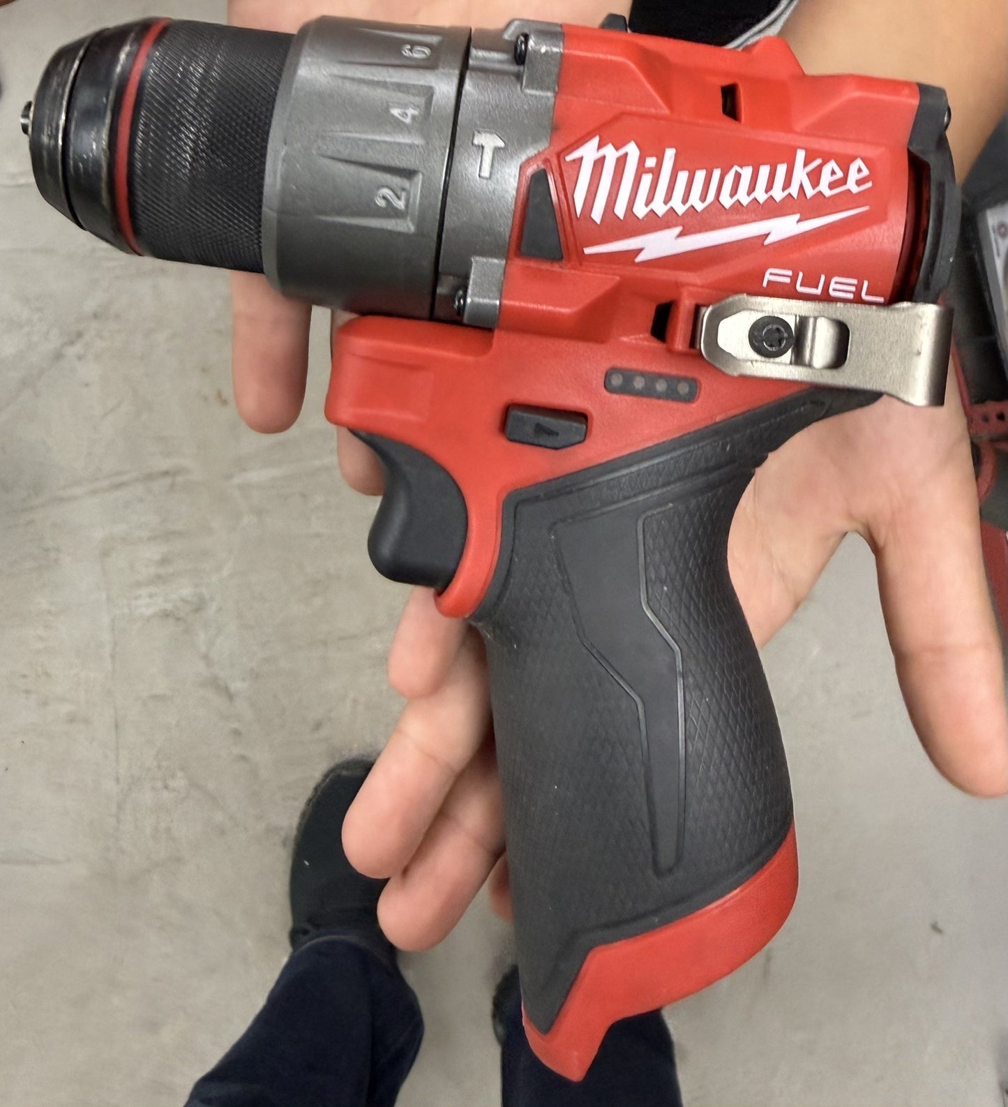 Milwaukee 2504-20 M12 12V Cordless Mini Drill/Driver - Red - Lumi and Leo