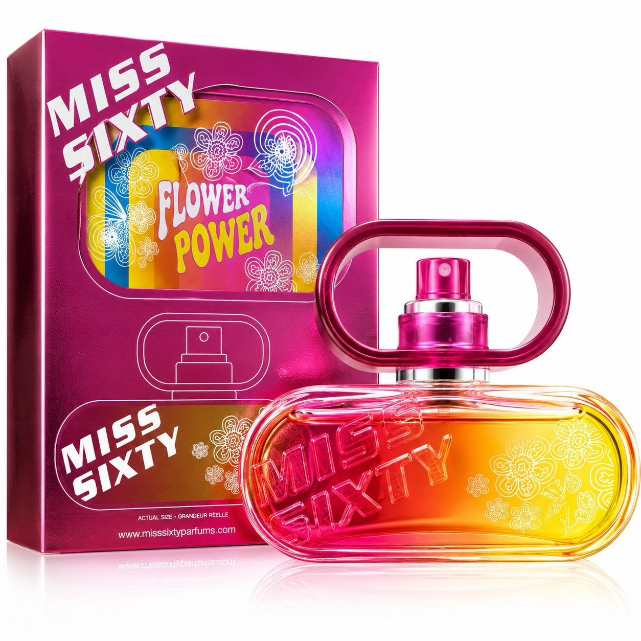 Miss Sixty Flower Power Eau de Toilette Women Perfume Spray Floral Fruity EDT - Lumi and Leo