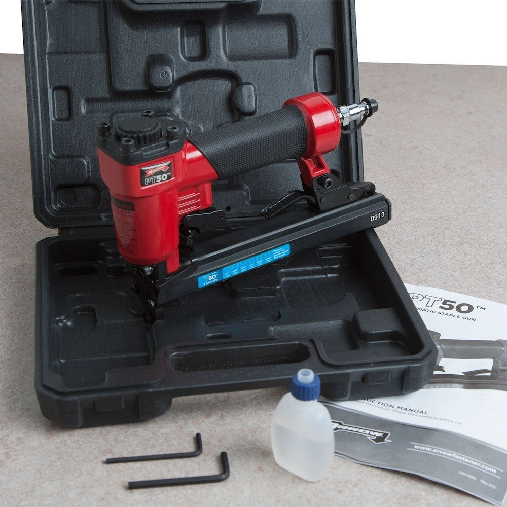 Pneumatic Stapler for Construction Upholstery 1/4-9/16 Staples. - Lumi and Leo
