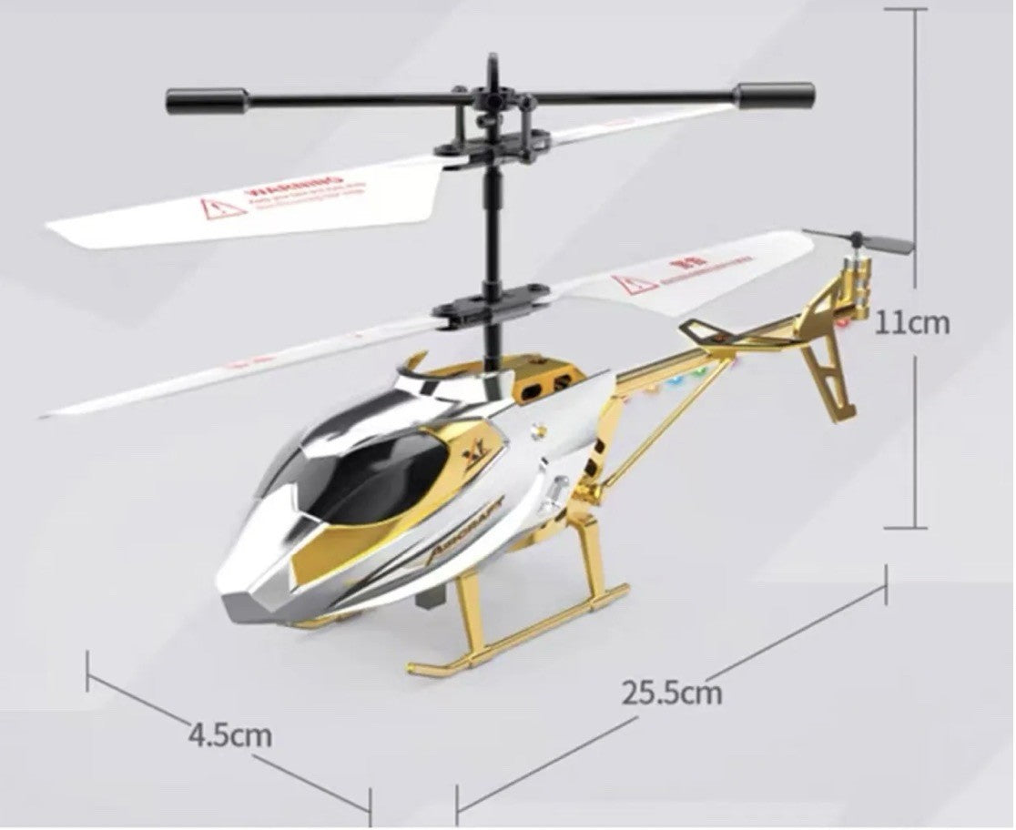RC Helicopter Lights Remote Control Aircraft for Kids - Lumi and Leo