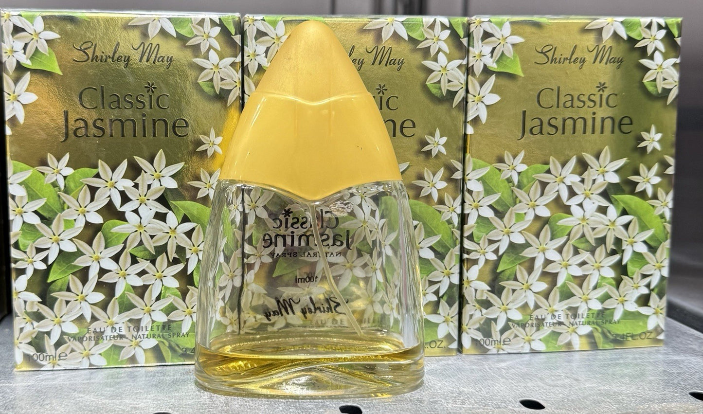 Shirley May Classic Jasmine Eau de Toilette EDT 100ml 3.4 fl oz Spray - Lumi and Leo