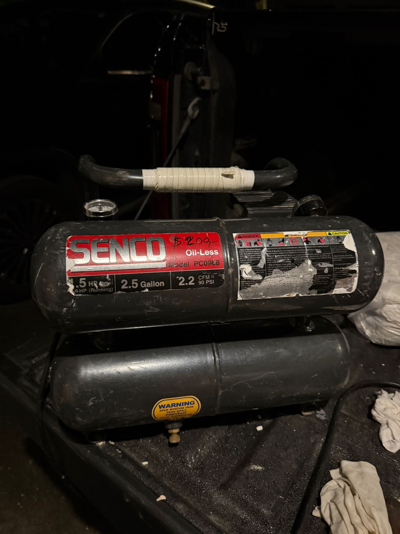 Used & Tested - SENCO PROFESSIONAL AIR COMPRESSOR