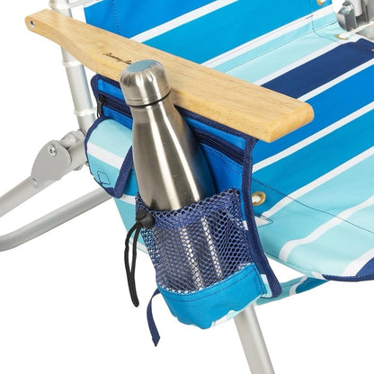 1 x Tommy Bahama SC650TB 4 Position Backpack Beach Chair Cooler Pillow Blue - Lumi and Leo