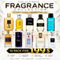 10 Piece Men's Cologne Gift Set 100ml EDT & EDP Fragrance Collection - Lumi and Leo