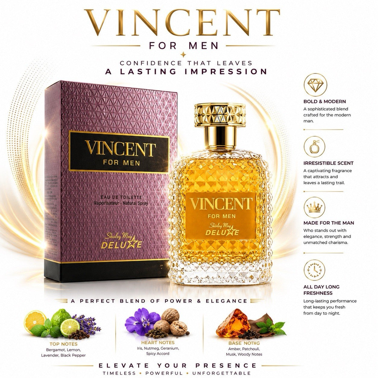 10 Piece Men's Cologne Gift Set 100ml EDT & EDP Fragrance Collection - Lumi and Leo