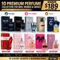 10 Premium Perfume Gift Set for Men Women & Unisex | 100ml Fragrance Collection - Lumi and Leo