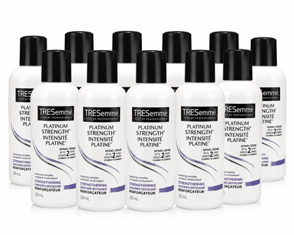 10  X  TRESemme PLATINUM STRENGHT Conditioner Repairs 2 years Damage Hair Travel - Lumi and Leo