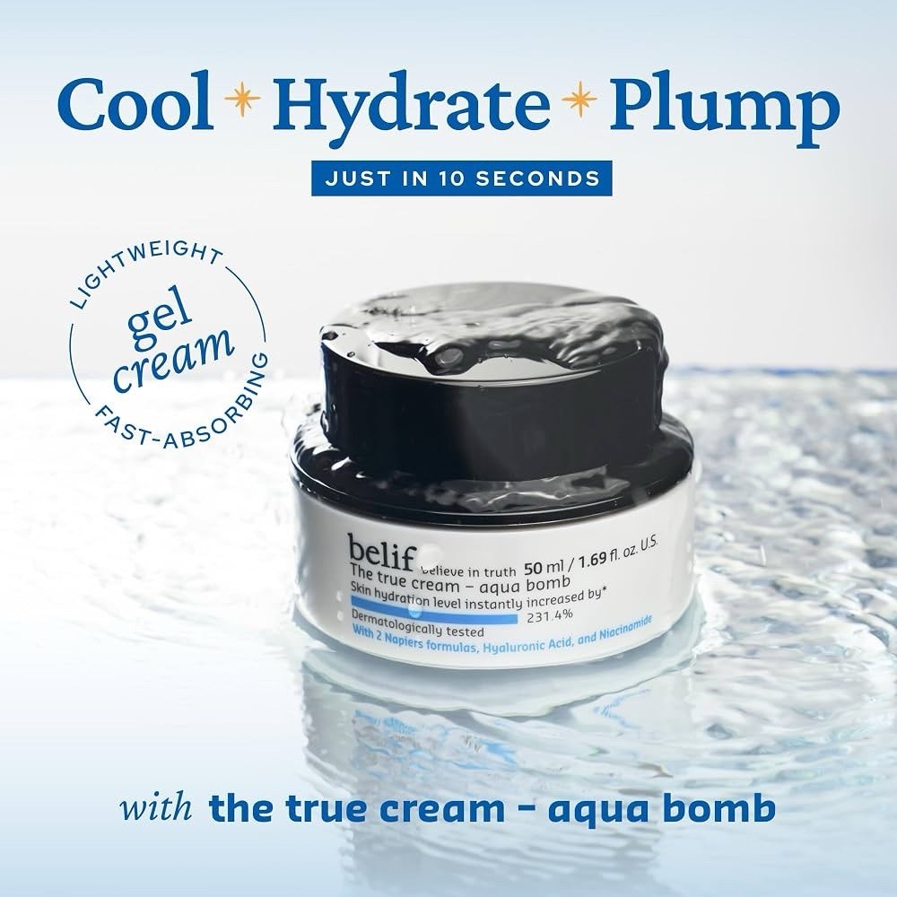 2 X Belief The True Cream Aqua Bomb Moisturizer Mini & The True Cream 0.33 oz