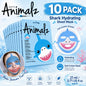 10 Pack Masque BAR Pretty Animalz Shark Hydrating Sheet Face Mask 21ml