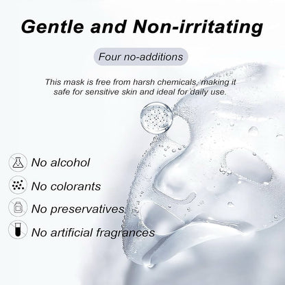 10 Pack Bio-Collagen Real Deep Hydrogel Face Masks Hyaluronic Acid 34ml