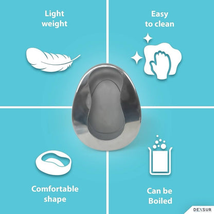 Bedpans for Elderly Men and Women, Heavy Duty Metal Autoclavable Adult Stainless