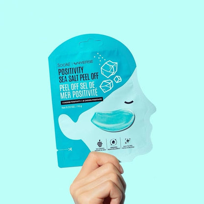 10 Pack Soo'AE Positivity Sea Salt Peel Off Face Mask Sea Grapes Korean 10g