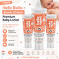 3xHello Bello Premium Baby Lotion Sweet Cream 8.5 fl oz. New