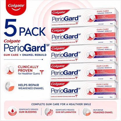 Colgate PerioGardSF Toothpaste Gum Care + Sensitivity - 70ml X 5