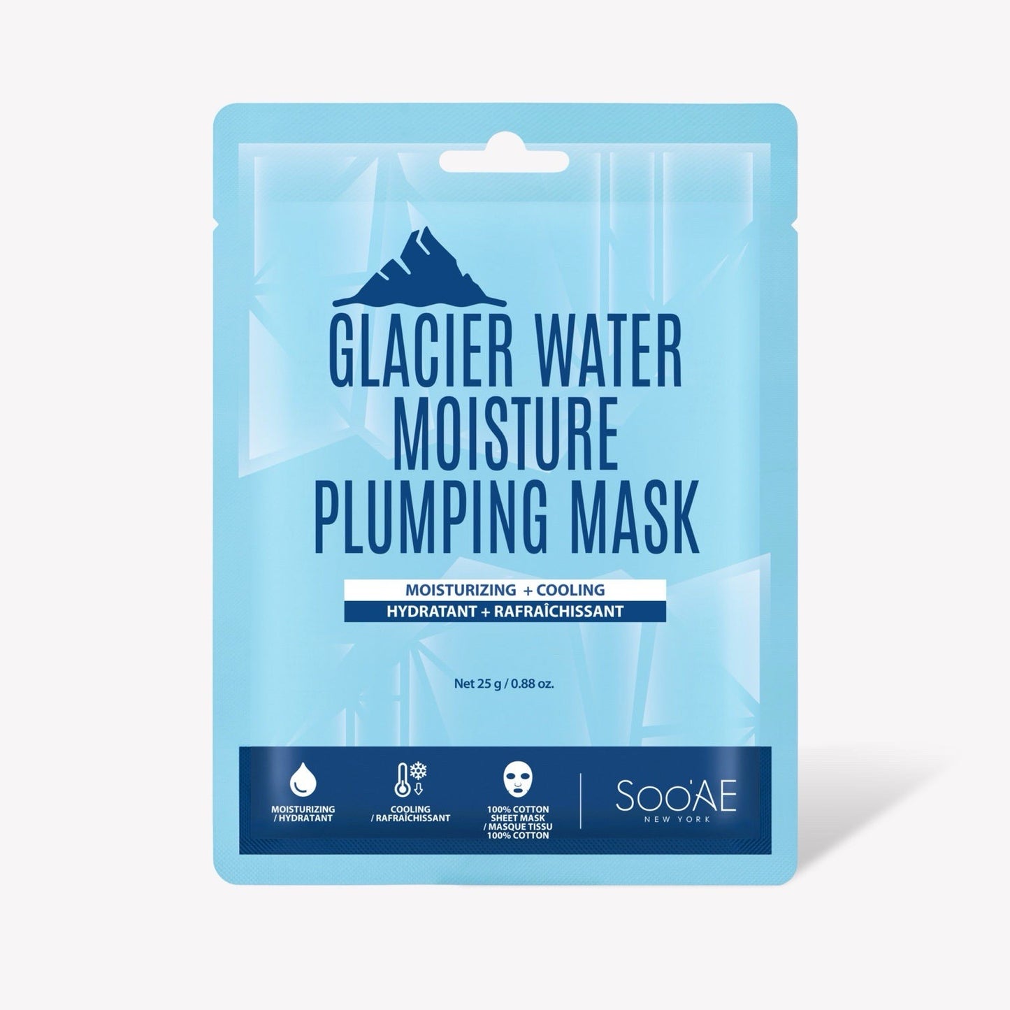 Soo'AE Glacier Water Moisture Plumping Sheet Mask 10 Pack K-Beauty Hydrating