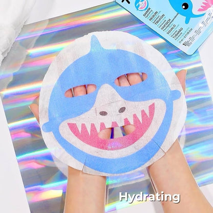 10 Pack Masque BAR Pretty Animalz Shark Hydrating Sheet Face Mask 21ml