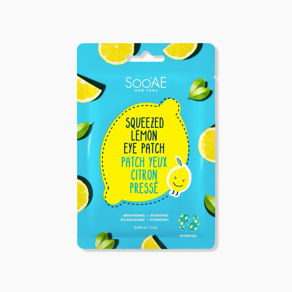 10 Pack Soo'AE Squeezed Lemon Hydrogel Eye Patch Brightening Hydrating