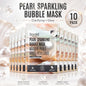 10 Pack Soo'AE Pearl Sparkling Bubble Face Mask Clarifying Glow Korean 10g