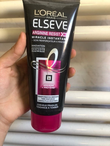 3 L'OREAL PARIS HAIR EXPERTISE ARGININE RESIST X3 INSTANT MIRACLE HAIR TREATMENT