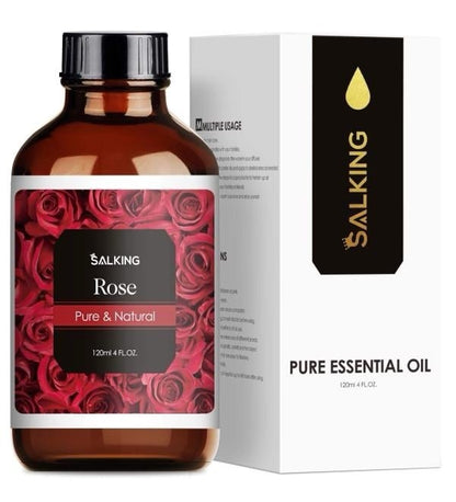 SALKING Rose Essential Oil 120mL 2 Pack Diffuser Candle Soap Fragrance