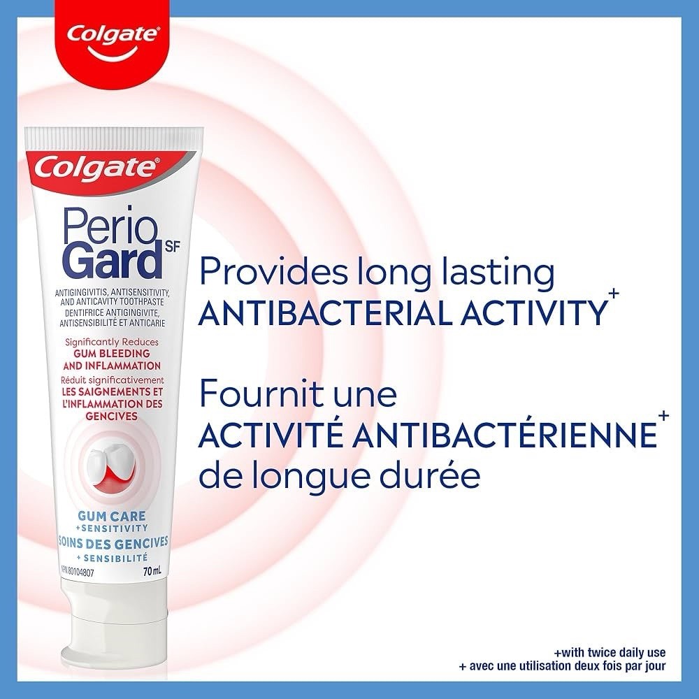 Colgate PerioGardSF Toothpaste Gum Care + Sensitivity - 70ml X 5