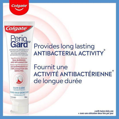 Colgate PerioGardSF Toothpaste Gum Care + Sensitivity - 70ml X 5