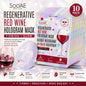 Soo'AE Red Wine Anti-Aging Hologram Face Mask 10 Pack Firming Brightening