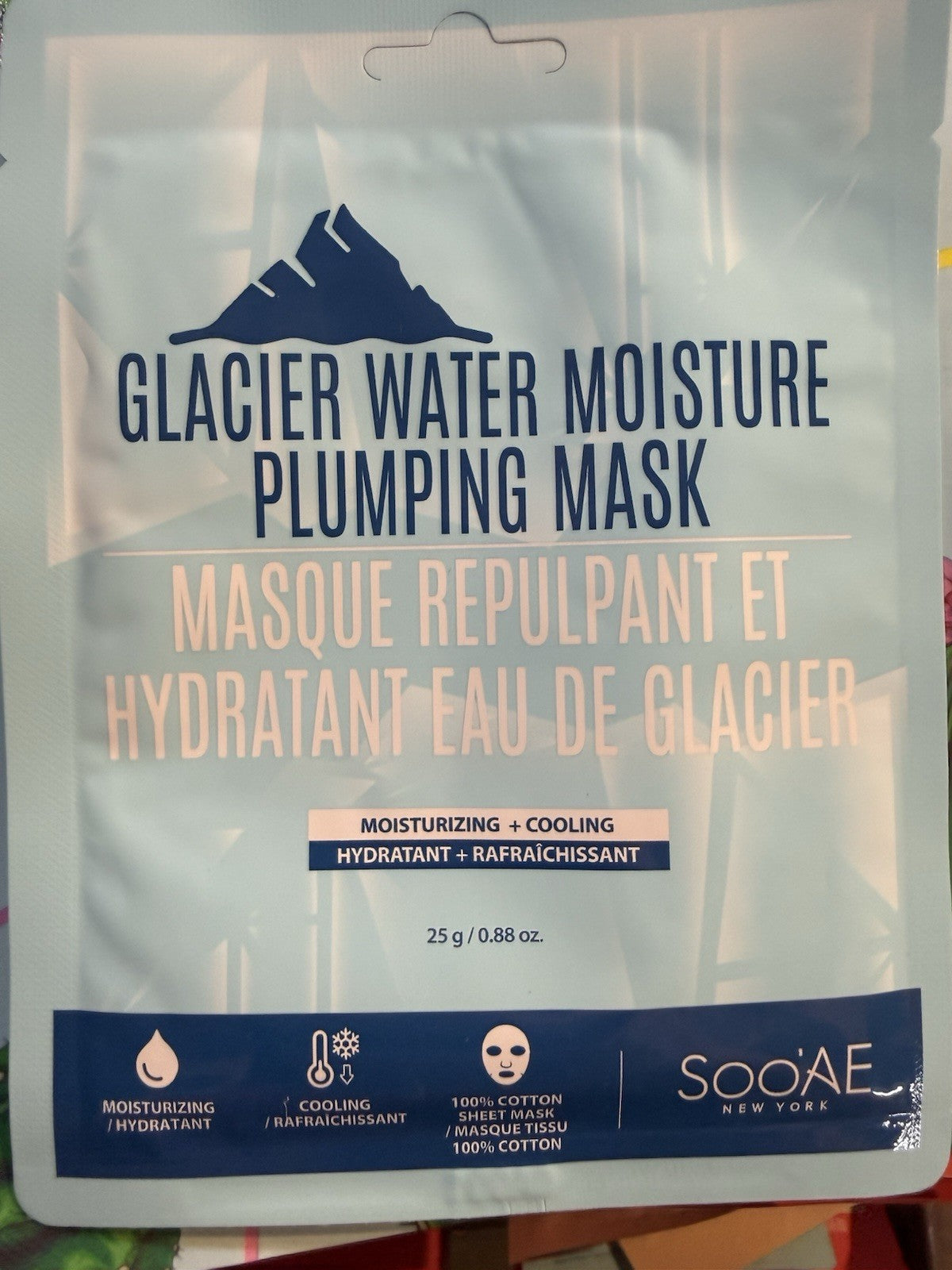 Soo'AE Glacier Water Moisture Plumping Sheet Mask 10 Pack K-Beauty Hydrating