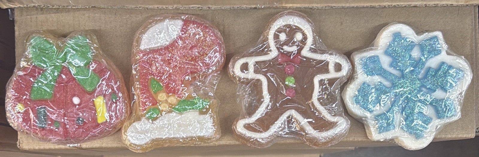 12-Pack Baby Soap Gift Set Christmas Holiday Shaped Moisturizing Gentle Bars