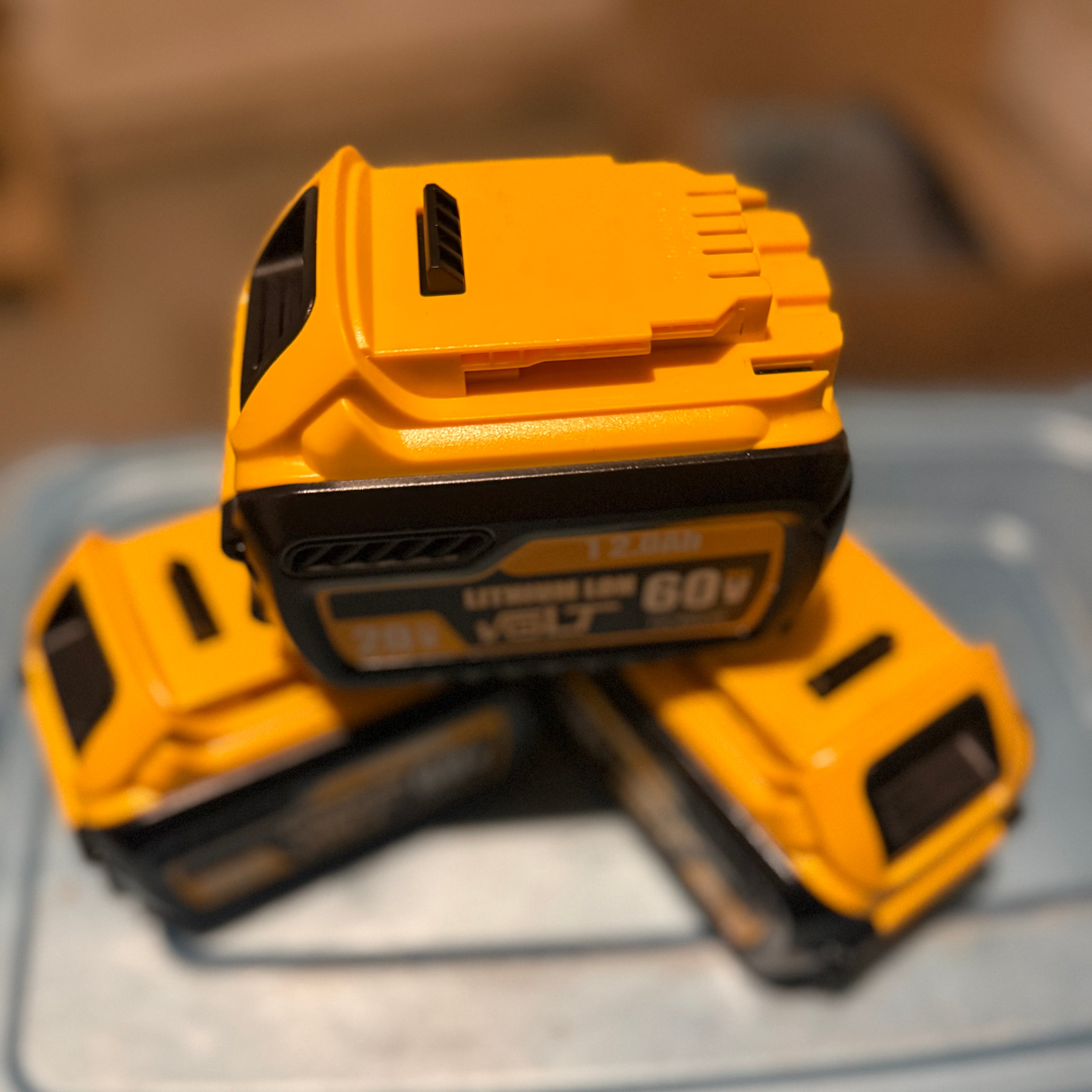 DEWALT FLEXVOLT 12.0Ah BATTERIES – $60 EACH OR 3 FOR $150