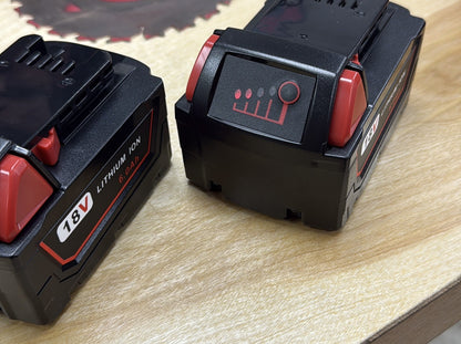 2-Pack 18V 6.0Ah Lithium-Ion Replacement Batteries for Milwaukee M18 Tools – New - Lumi and Leo
