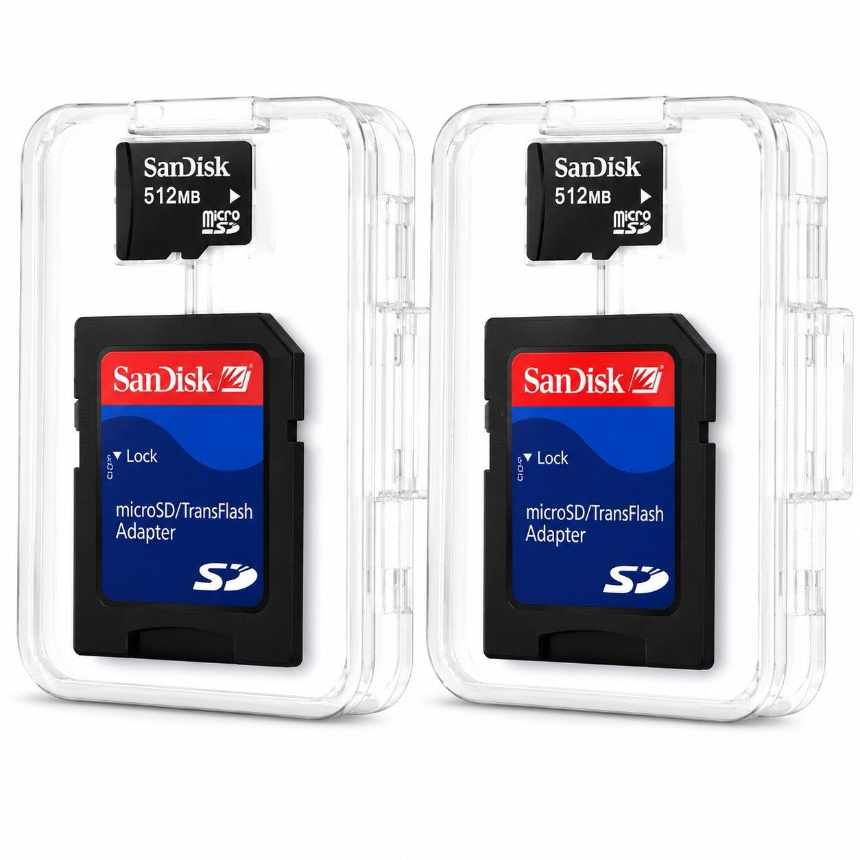 2 Pack Sandisk Ultra 512 MB Microsd High Capacity - Lumi and Leo