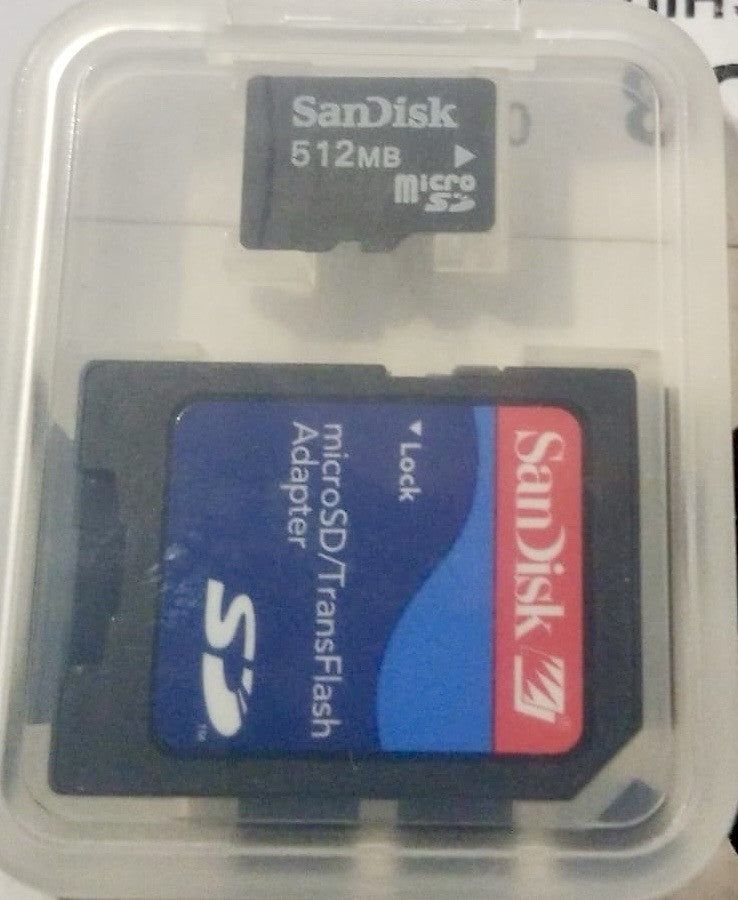 2 Pack Sandisk Ultra 512 MB Microsd High Capacity