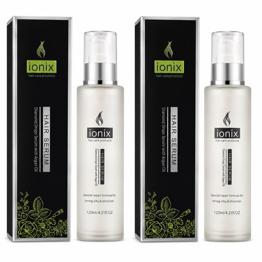 2 X Iso Beauty IONIX Diamond Drops Heat Protector Before Hair Serum Anti Frizz - Lumi and Leo