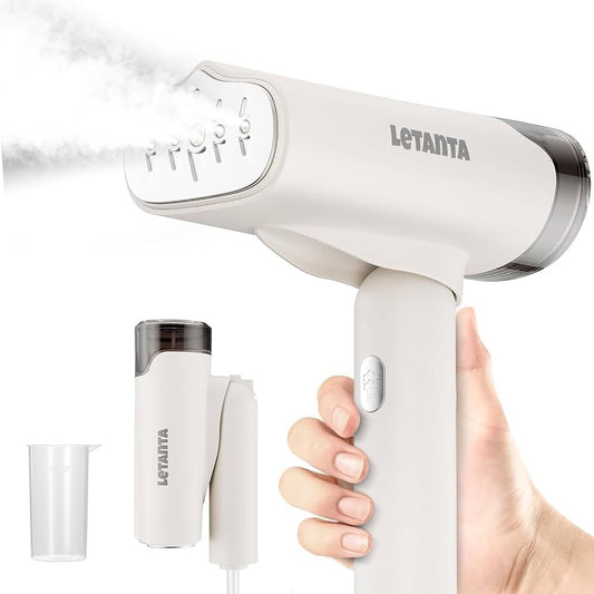 2-in-1 Handheld Steamer & Iron, 1000W, Fast Heat, Travel Ready - Lumi and Leo