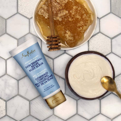 2 x Shea Moisture Manuka Honey & Yogurt Skin Renewal Recipe Body Scrub 6 oz - Lumi and Leo