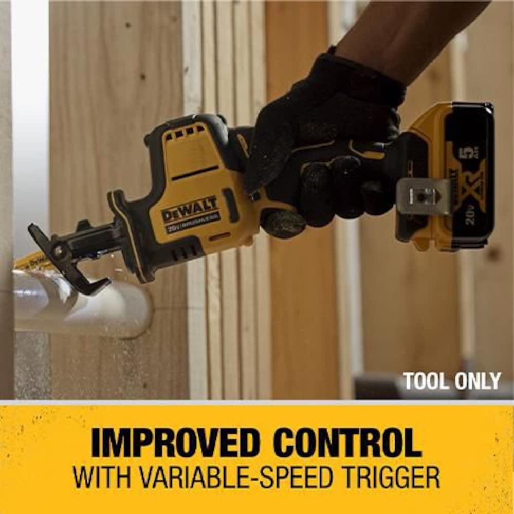 20-Volt Atomic Compact Cordless Reciprocating Saw,Brushless Motor,TOOL ONLY - DC - Lumi and Leo