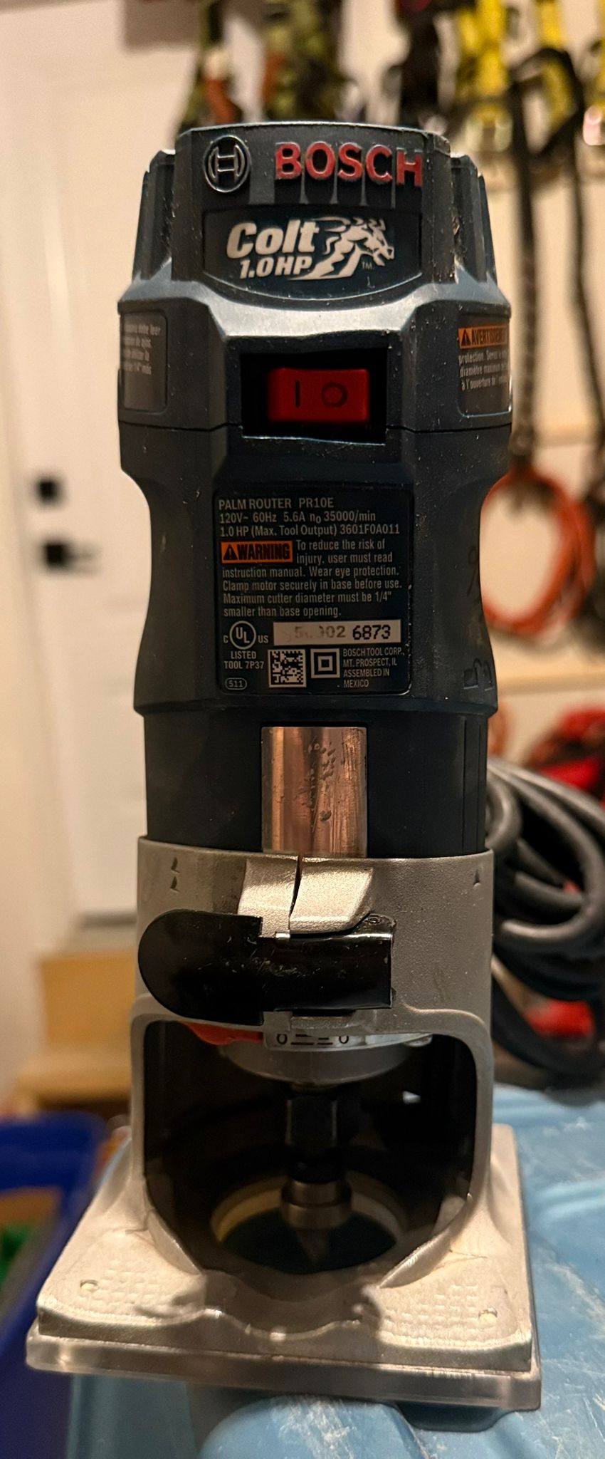 TESTED & WORKING BOSCH COLT PR10E 1.0HP PALM ROUTER – PROFESSIONAL WOODWORKING TOOL