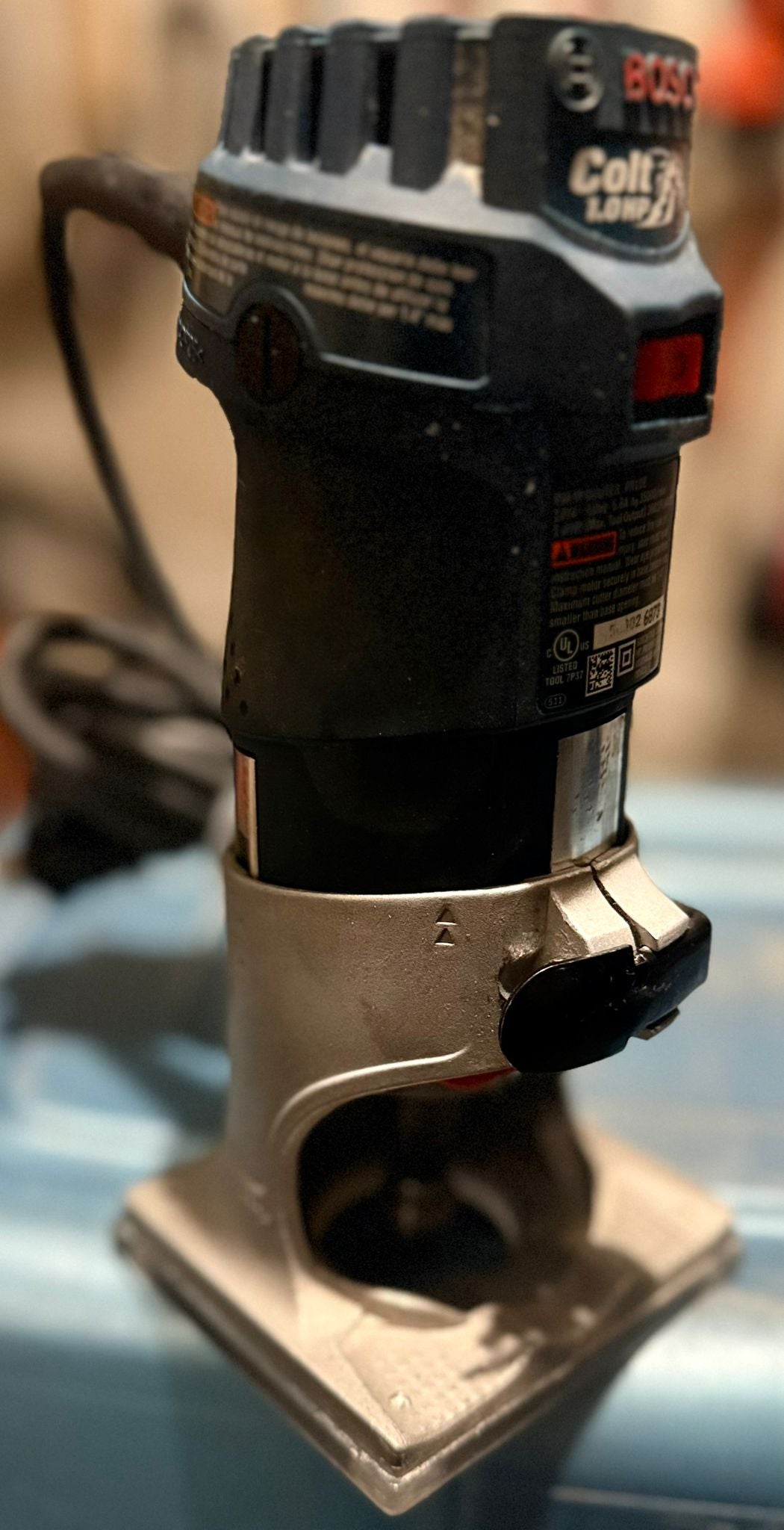 TESTED & WORKING BOSCH COLT PR10E 1.0HP PALM ROUTER – PROFESSIONAL WOODWORKING TOOL