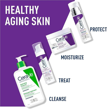 2x CeraVe Skin Renewing Retinol Serum 30ml Reduces FIne Lines and Wrinkles - Lumi and Leo