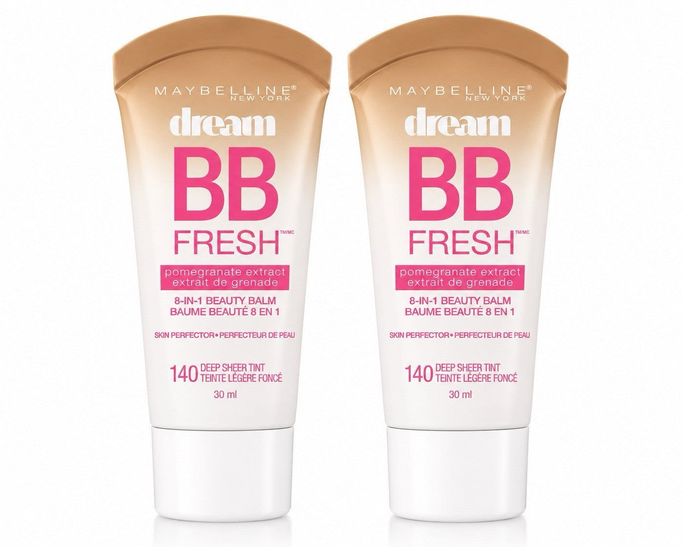 2x Maybelline Dream Fresh Skin Hydrating BB Cream SPF 30 Medium/Deep Exp 11/24+ - Lumi and Leo